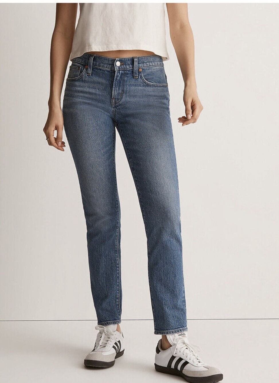 NWT Madewell The Low Rise Perfect Vintage Jean in Marylake Wash NH630 Size 25